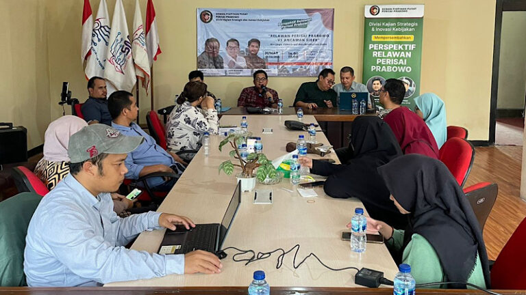 Relawan Perisai Prabowo Serius Sikapi Ancaman Siber di Era Digital