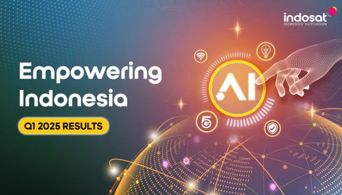 Indosat Bukukan Pendapatan Sebesar Rp 13.577,9 Miliar dan Catat Kenaikan Laba Bersih Sebesar 27% Secara Kuartalan