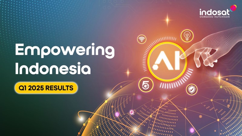 Indosat Bukukan Pendapatan Sebesar Rp 13.577,9 Miliar dan Catat Kenaikan Laba Bersih Sebesar 27% Secara Kuartalan