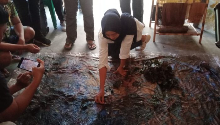 Elin Herlina Sukses Bawa Batik Dahon Mendunai