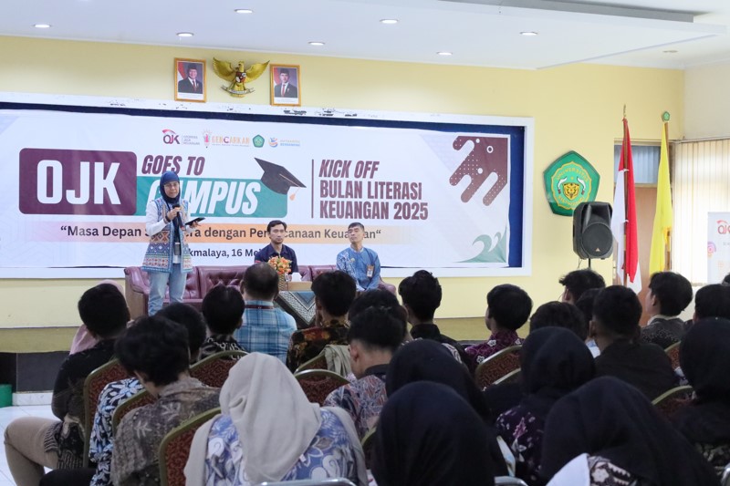 Cegah Jebakan Judol dan Pinjol Ilegal, OJK Tasikmalaya Ajak Milenial Melek Syariah