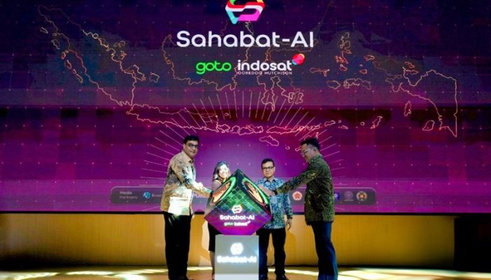 Indosat dan GoTo Luncurkan Sahabat – AI Kapasitas 70 Miliar Parameter