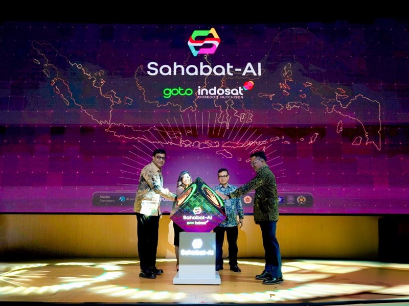 Indosat dan GoTo Luncurkan Sahabat = AI Kapasitas 70 Miliar Parameter