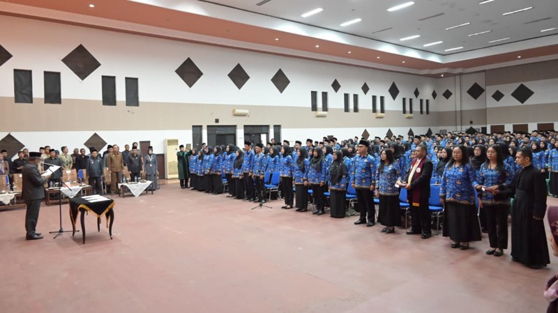 348 PPPK Dilantik, Wali Kota Banjar Minta Pelayanan Terbaik untuk Masyarakat
