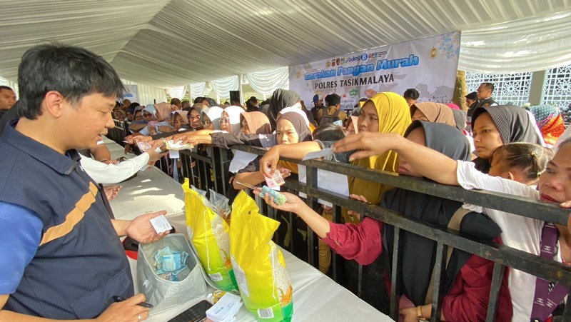 Gerakan Pangan Murah di Bulan Ramadan, Langkah Kongkret Polres Tasikmalaya Ringankan Beban Masyarakat