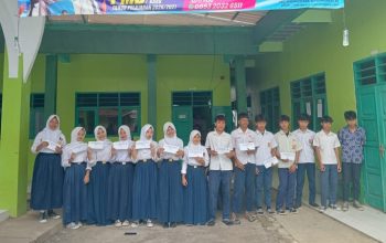 Gelar Kelulusan, Kepala Madrasah MTSs Riyadlurohmah Berpesan Jaga Nama Baik Diri, Keluarga dan Almamater