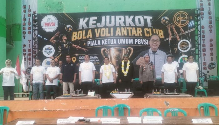 Buka Kejurkot Bola Voli, Wakil Walikota Minta Maaf Kepada Masyarakat dan Insan Olahraga