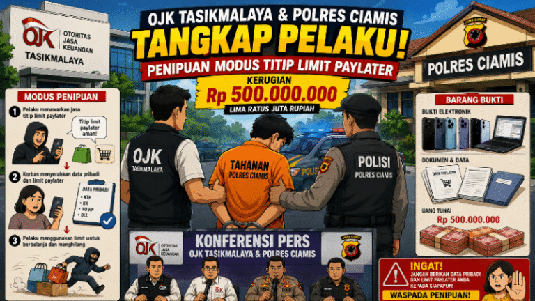 OJK Tasikmalaya dan Polres Ciamis ungkap penipuan modus titip limit paylater, kerugian mencapai 500 juta
